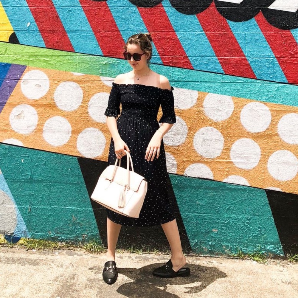 Topshop midi dress